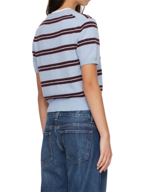 Wicklow stripe t-shirt &DAUGHTER | HKN03885SVINTAGE WITH PORT